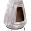 Hourglass Clay Wood Burning Smokeless Chimnea-501519229-501519231