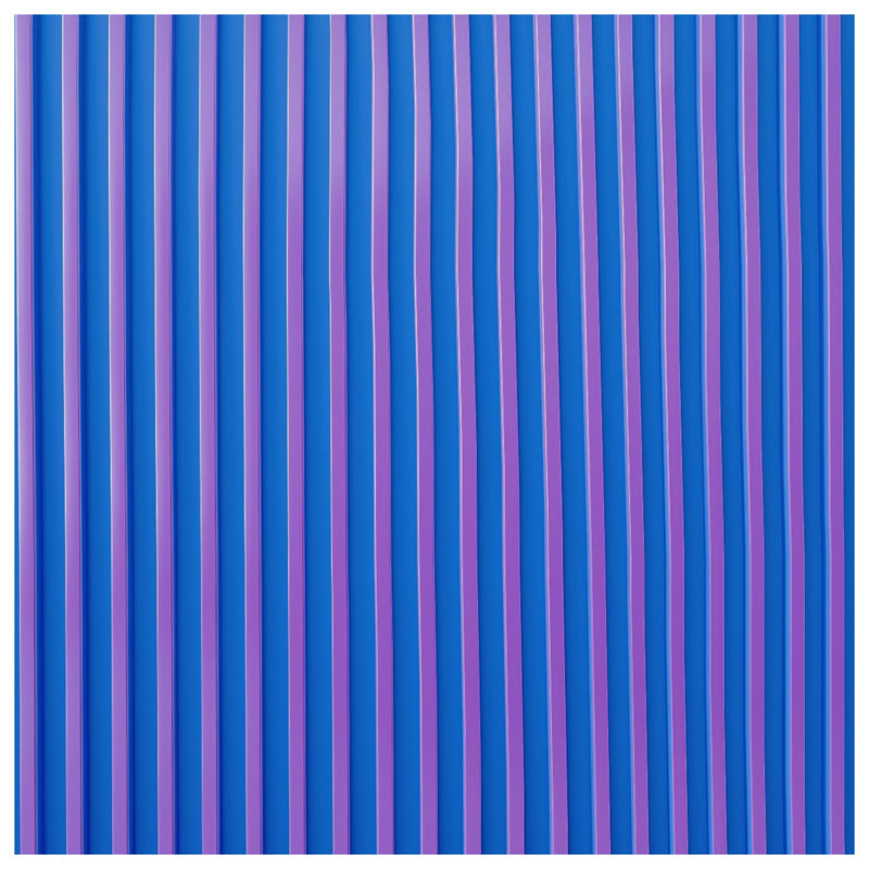 Coussins décoratifs à rayures verticales bleues et roses, 20 x 20 inches