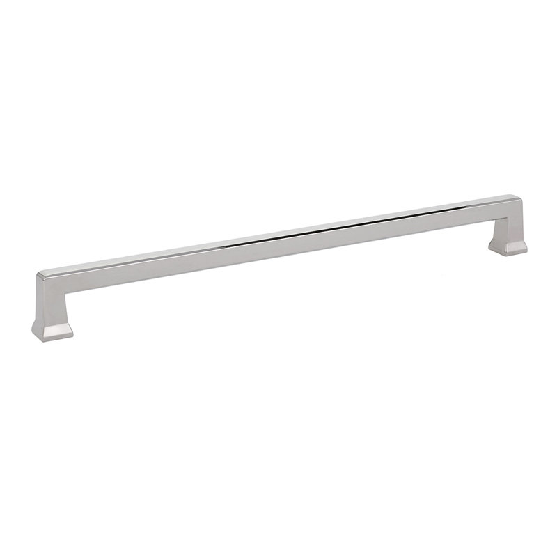 Poignée d'armoire Emtek Alexander, Nickel poli, 10"