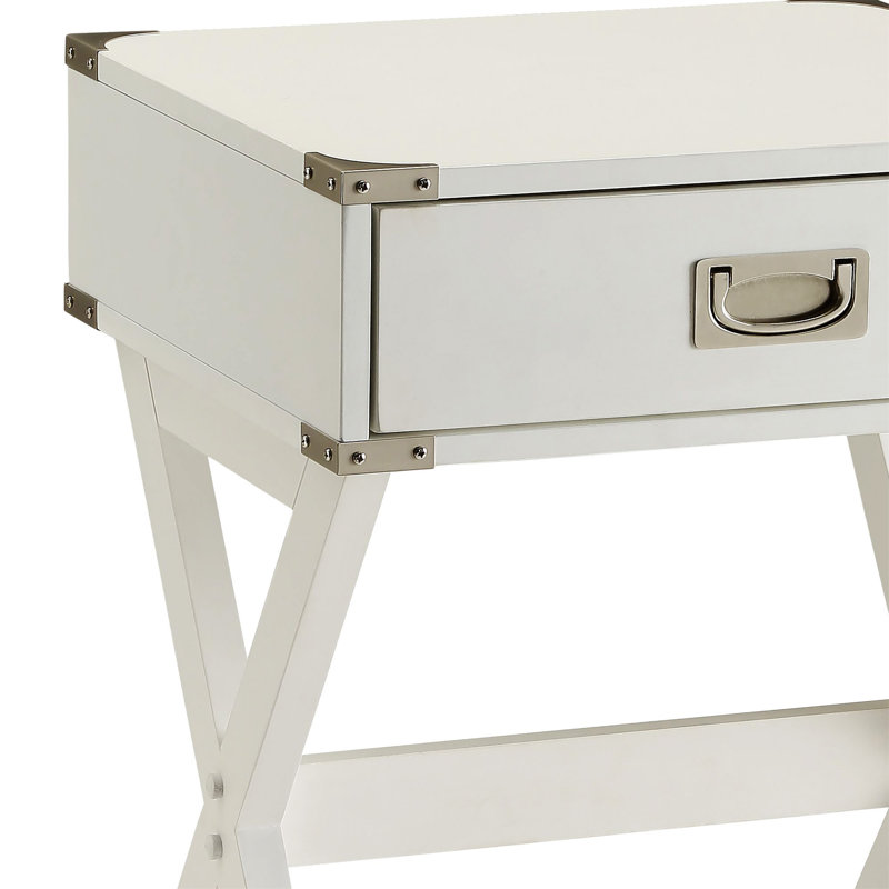 Table d'appoint Babs, Blanc