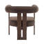 Fauteuil d'appoint rembourré à accoudoirs ronds-1000098955