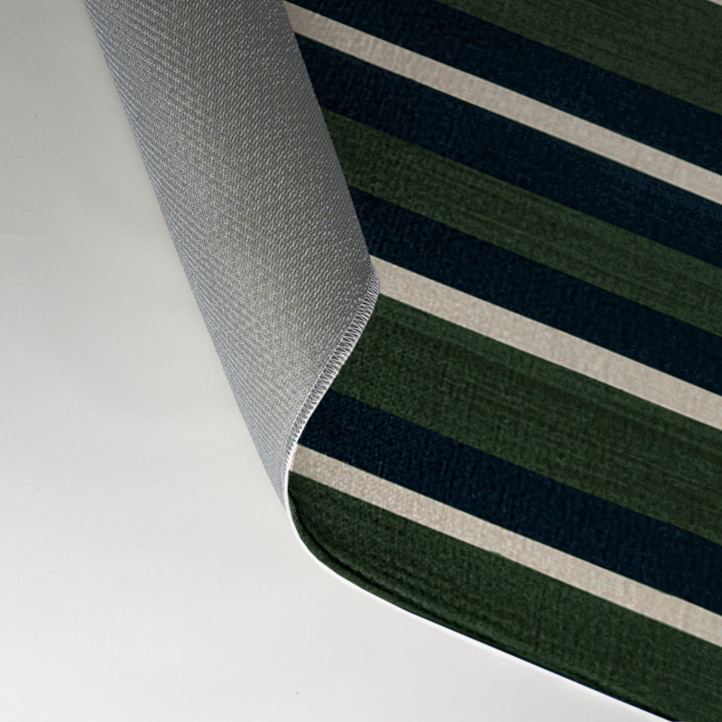 Tapis intérieur / extérieur vert HorizontalStripes