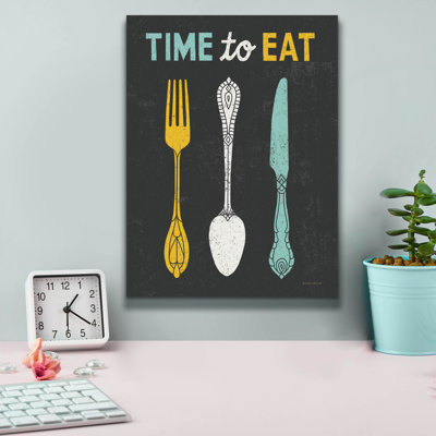 «Retro Diner Time To Eat» par Michael Mullan, art mural sur toile