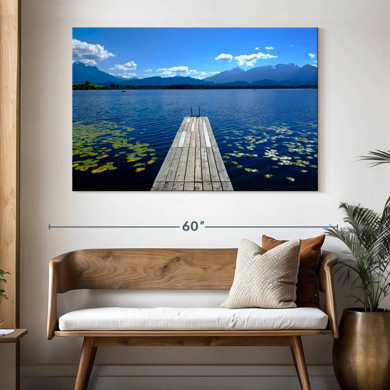Alvord Hopfensee Dock, 34" H x 51" W
