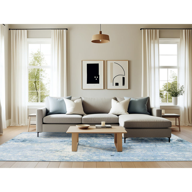 Tapis abstrait moderne 893, Rectangle 6 pi x 9 pi