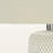 Dori Cream Ceramic & Beige Shade Arched Table Lamp, 30.83'' H X 16.77'' W X 16.86'' D