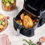Friteuse à air 8 qt Black + Decker Purifry, saveur frite croustillante sans gras, plus cuisson, déshydratation et conservation des aliments au chaud, écran tactile numérique et arrêt automatique