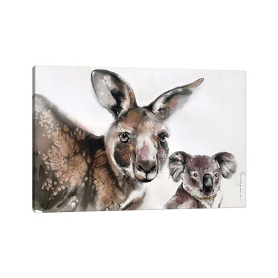 Aussie Mates 1 Piece Wrapped Canvas Painting