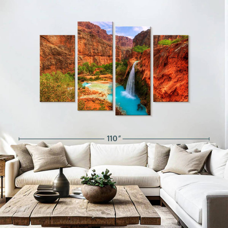 Havasupai Canyon Falls, H 54 po x l 84 po