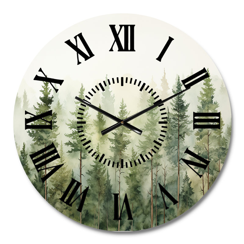 Horloge murale pin, Médium