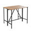 8 meubles d'extérieur en bois avec table et huit tabourets pour tous les temps
