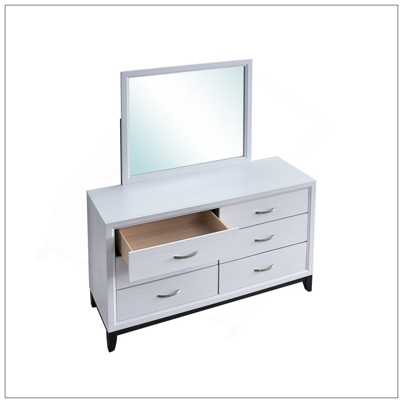 Commode Glasgow G04390-D (miroir non inclus), blanc, Blanc