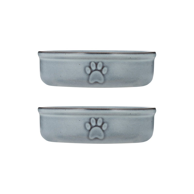 Mason Cash Reactive Paw Bowls 18cm (set of 2), 4