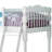 White Twin Over Bunk Bed, Enhances Bedroom Space Utilization Twintwin Bed In White, Appearance With Rectangular Shape