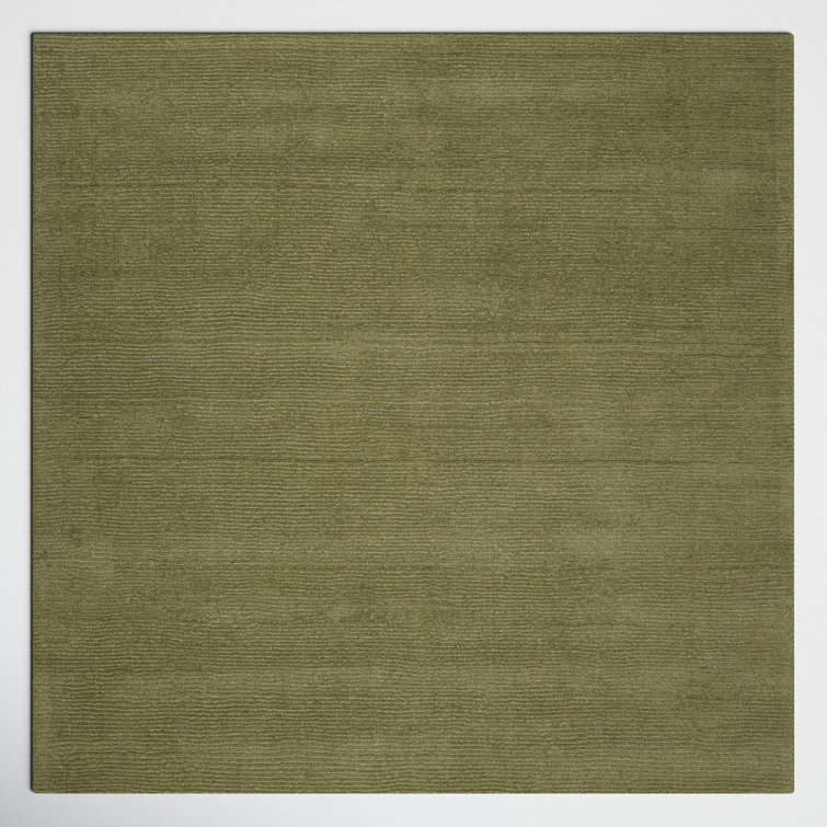Crowe Hand Loomed Wool Sage Performance Area Rug