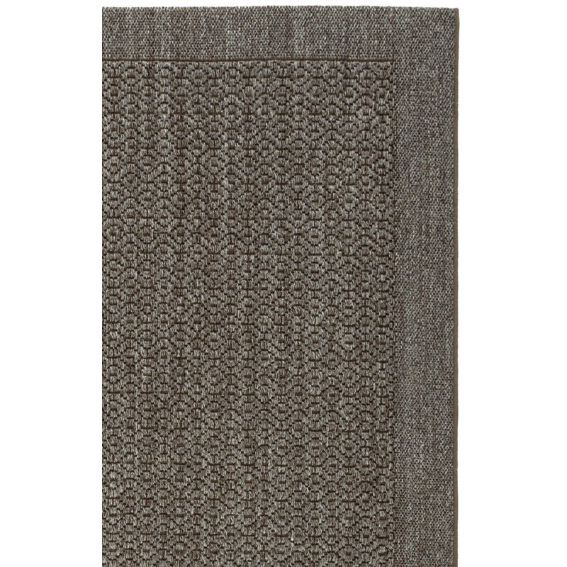 Tapis en sisal tissé jacquard Palm Beach, Tapis de couloir 2 pi 3 po x 12 pi