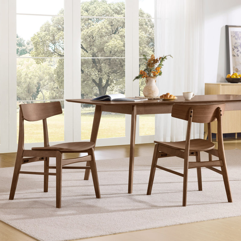 Solid Wood Dining Chair, Walnut