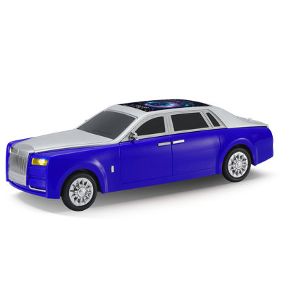  Luxury Sedan-Inspired Decorative Bluetooth Speaker with LED Display and Accent Lighting