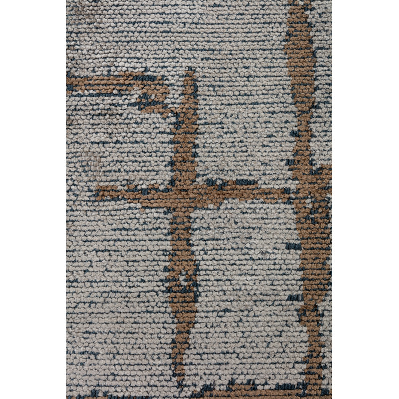 Tapis brun / beige / gris Rapture, Rectangle 7 pi 10 po x 9 pi 10 po