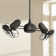 36" Duplo-Dinamico 6 - Blade Caged Ceiling Fan with Wall Control and Light Kit Included