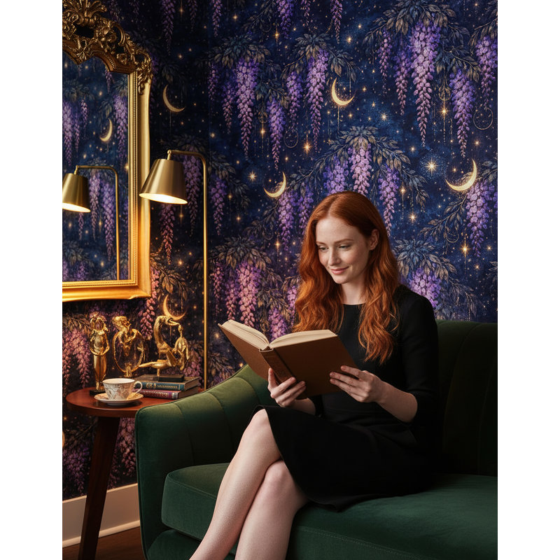 Papier peint adhésif Celestial Wisteria