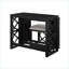 Ensemble de bureau à domicile 3 pièces avec bureau Tabouret rembourré, finition noire, 2 ports de chargement USB | Noir | Tissu texturé-1646058443
