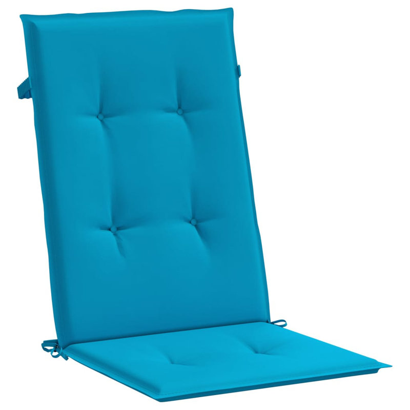 Outdoor Seat / Back Cushion, 1.18" H x 19.7" W x 47.2" L, 4, Blue