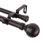 Abbeville Adjustable Double Curtain Rod