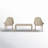 Farrah 2 - Person Patio Conversation Set-488385061