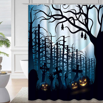 Rideau de douche Halloween