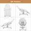 Fauteuil inclinable pivotant en cuir Larisey