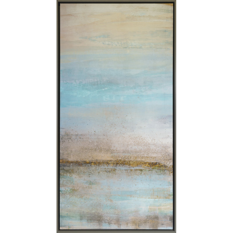 Guilded Seascape 7 Print by Maeve Harris, 49" H x 25" W