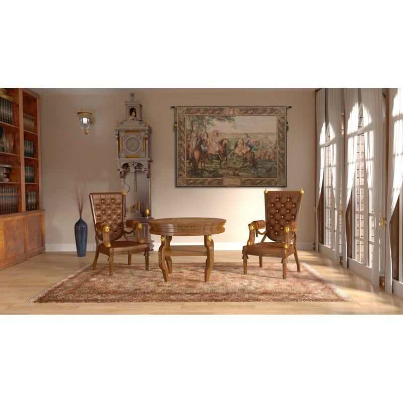Loom Woven Cotton Blend Wall Hanging, 44" H x 58" W x 0.1" D