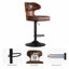 Tabouret tournant à hauteur réglable Bentwood-2109158689