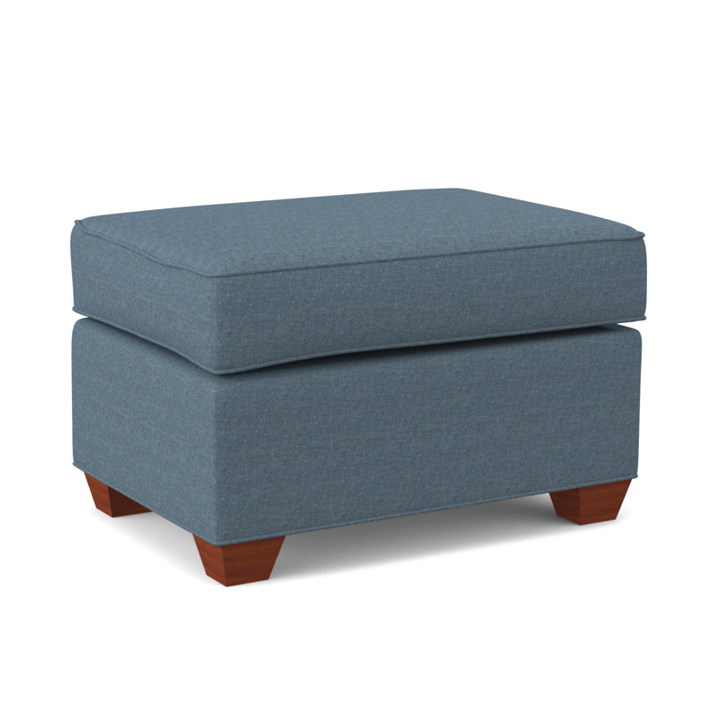 Clark 27" Wide Rectangle Standard Ottoman, Archetype Anchor, BM Cherry