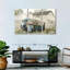 Ensemble de 3 pièces pleines de fleurs sur toile-42413208