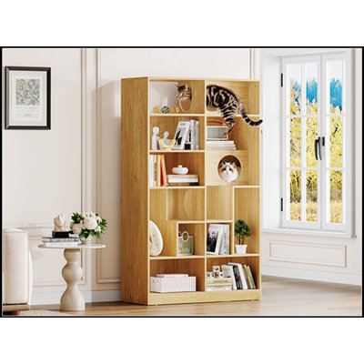 Bibliothèque pour chat moderne 2 en 1