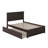 Maud Solid Wood Platform Bed with Footboard & Full Trundle-848237062