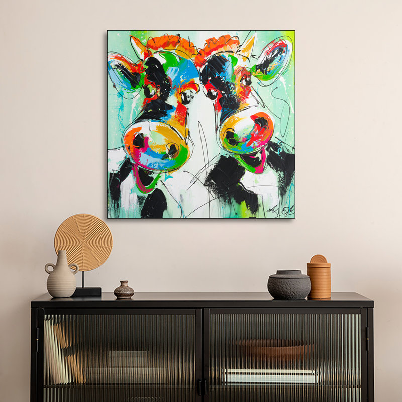 Toile en métal Steemplix - Portret Muhmuh par Art Fiore - impression d'art mural