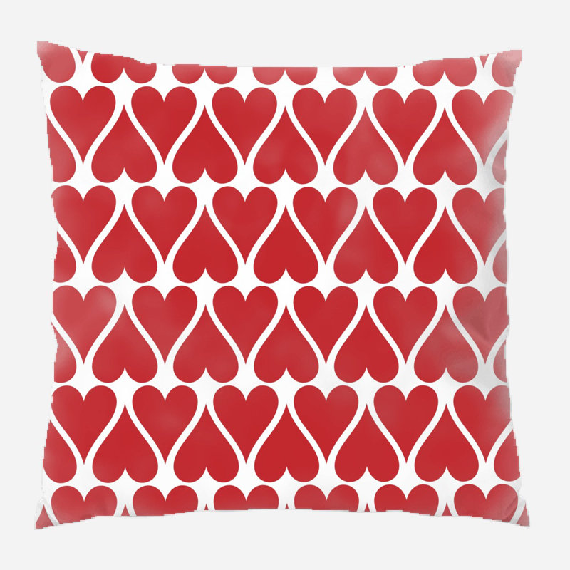 Coussin décoratif cardiaque, Intérieur