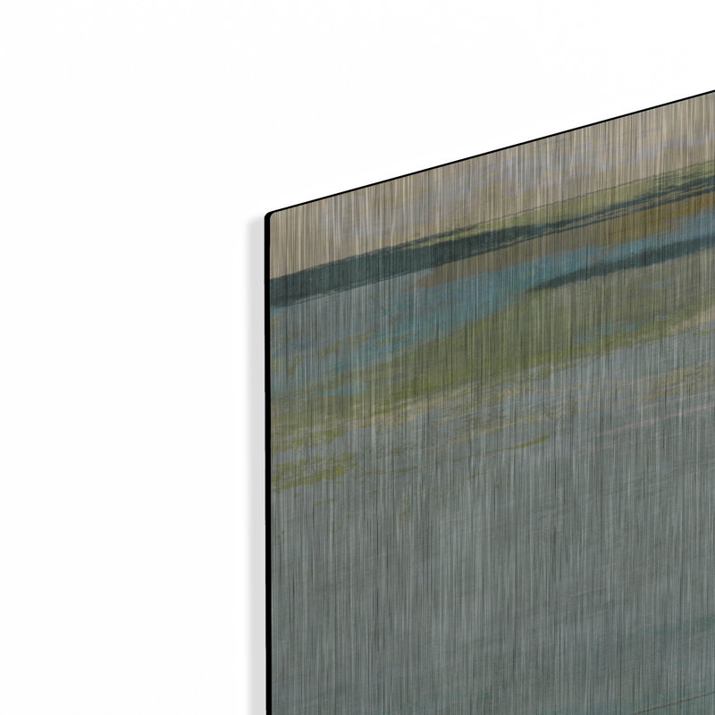 Ivy Bronx «Seafoam 1» par Suzanne Nicoll, art mural en métal, H 16 po x l 12 po