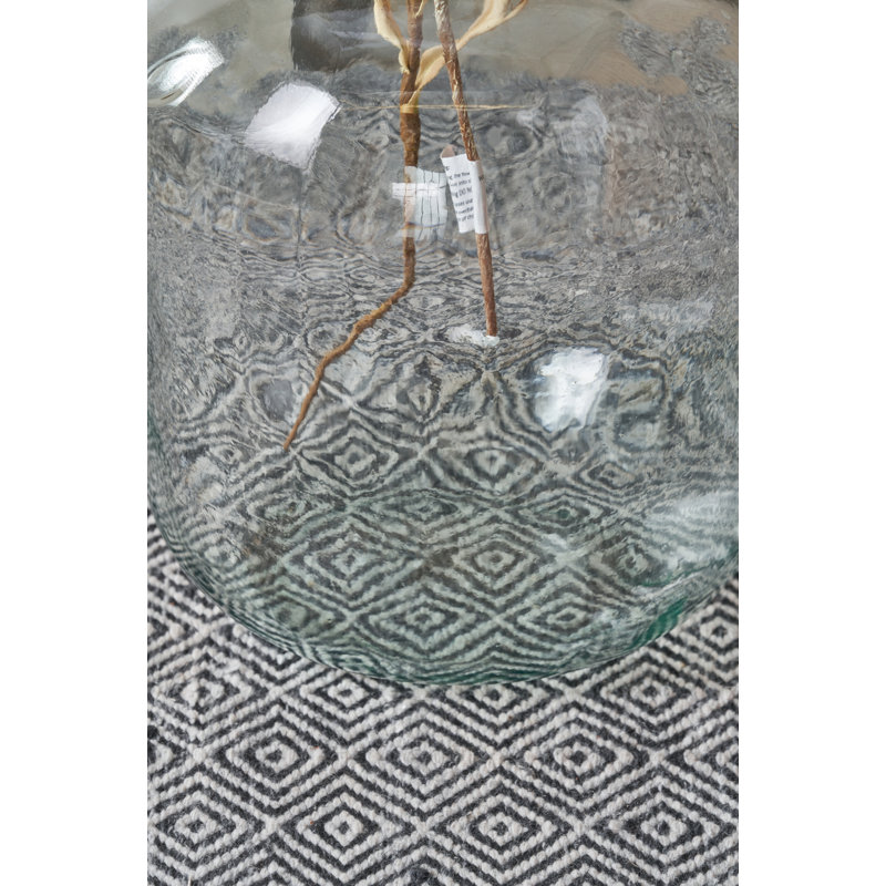 Handmade Glass Decorative Bottle, Large
