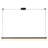 Nio 45-in Black dimmable LED Linear Pendant with Ribbed Opal Diffuser-124959250