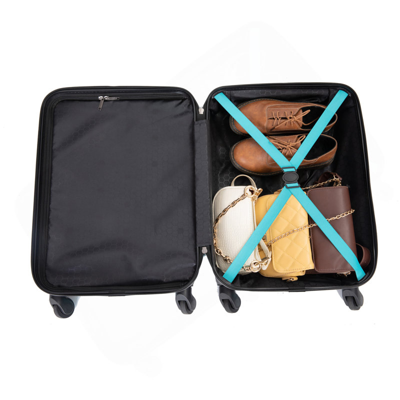 Valise légère 20 ", roulettes, turquoise