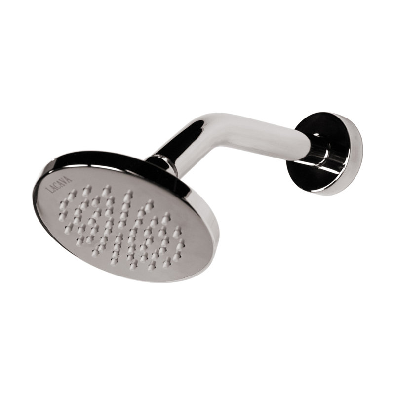 Minimal Rain Shower Head, Polished Nickel