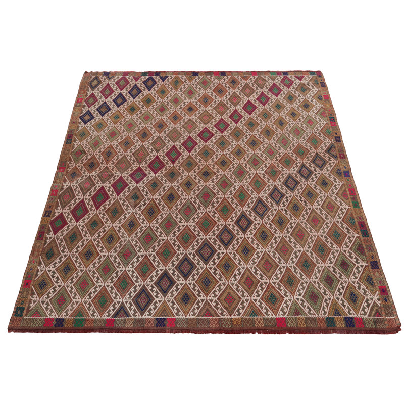 Hand Knotted Wool Area Rug