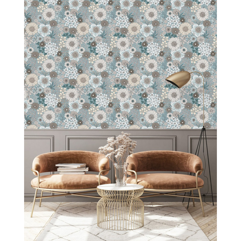 Floral Tile, 125" L x 25" W