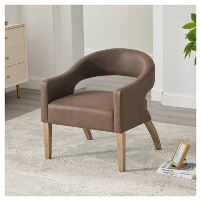 Fauteuil demi-tonneau Mid-Century