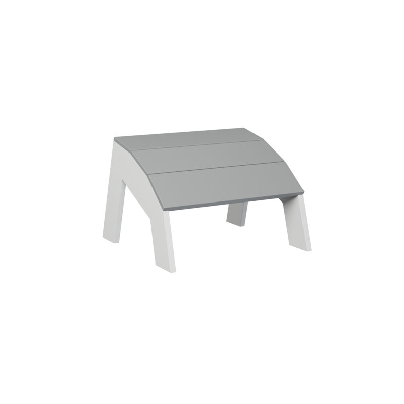  Tabouret Adirondack Nordic Marine, Brouillard / blanc
