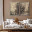 «Sunset Splendor Vibrant Skyline», 2 pièces sur toile-98373967-98373963